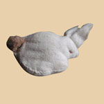 Tiny Mennonite Cloth Rabbit