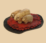 Late 19th C Pig Pen Wipe