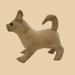 Late 19th C Amish Cloth Dog