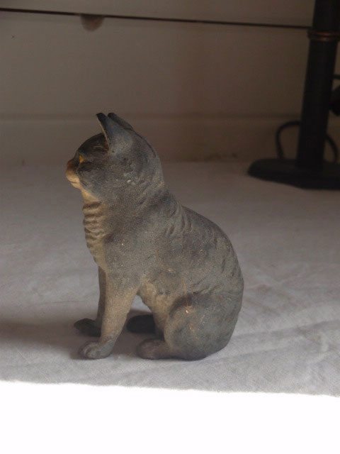Late 19th C Composition Cat