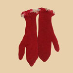 Late 19th C Hand-knit Mittens