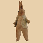 Wonderful Old Velvet Dressed Rabbit