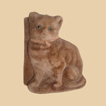 Victorian Cat Figural Autograph Book