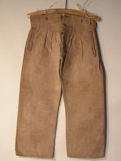 1850's Boy's Brown Checked Breeches